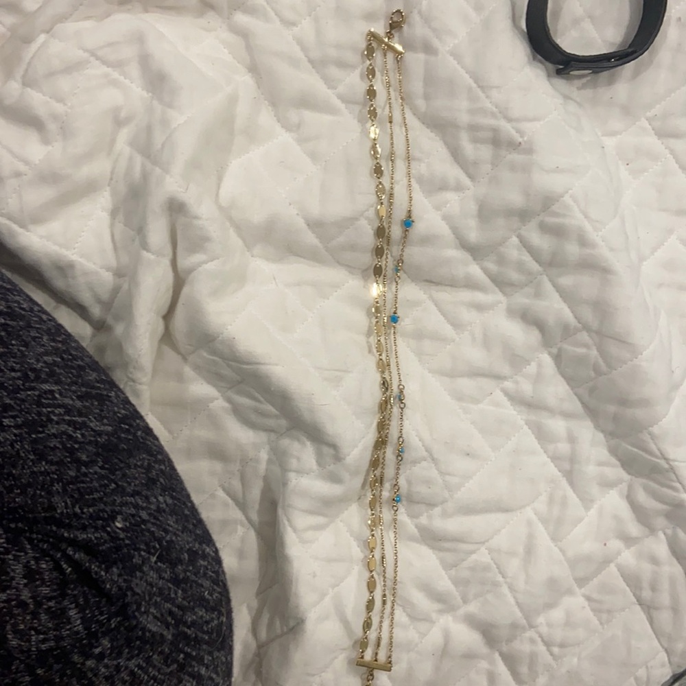 Baublebar 3 layered choker necklace